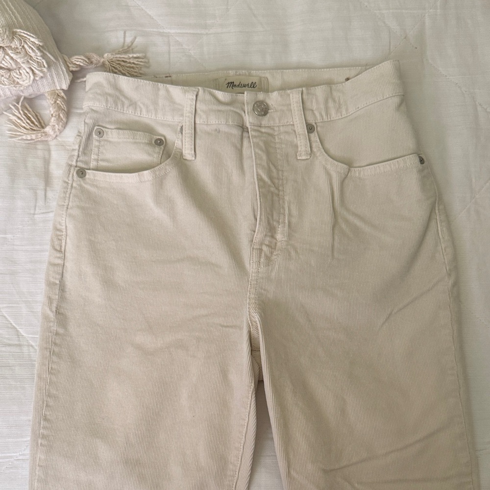 Madewell Women's Straight Leg Corduroy Jeans